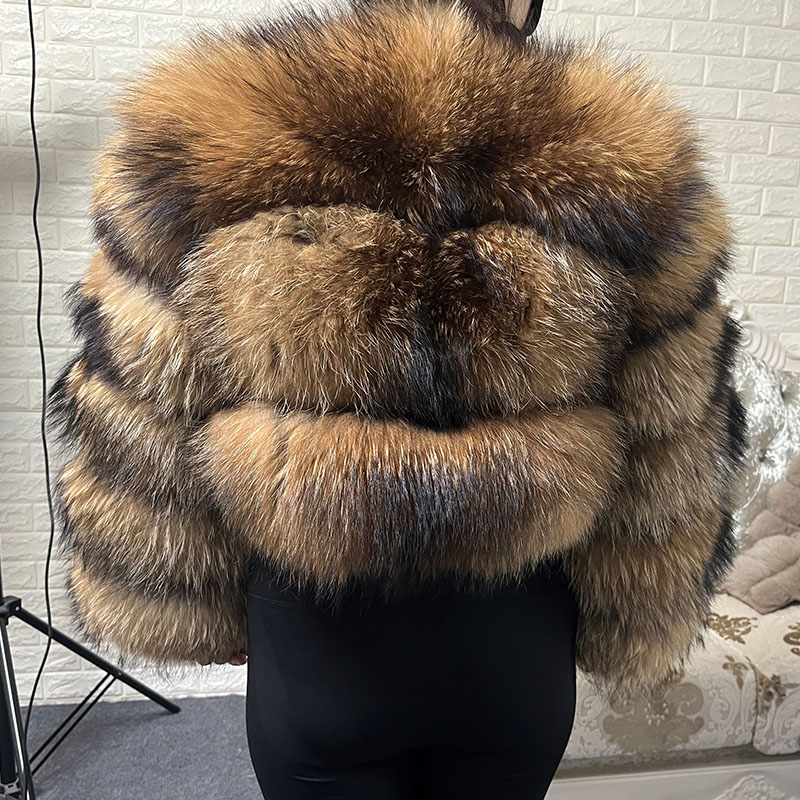 Plus Size Tops Brown Fur Maoma - Winter Clothing Essentials ulasan dan harga
