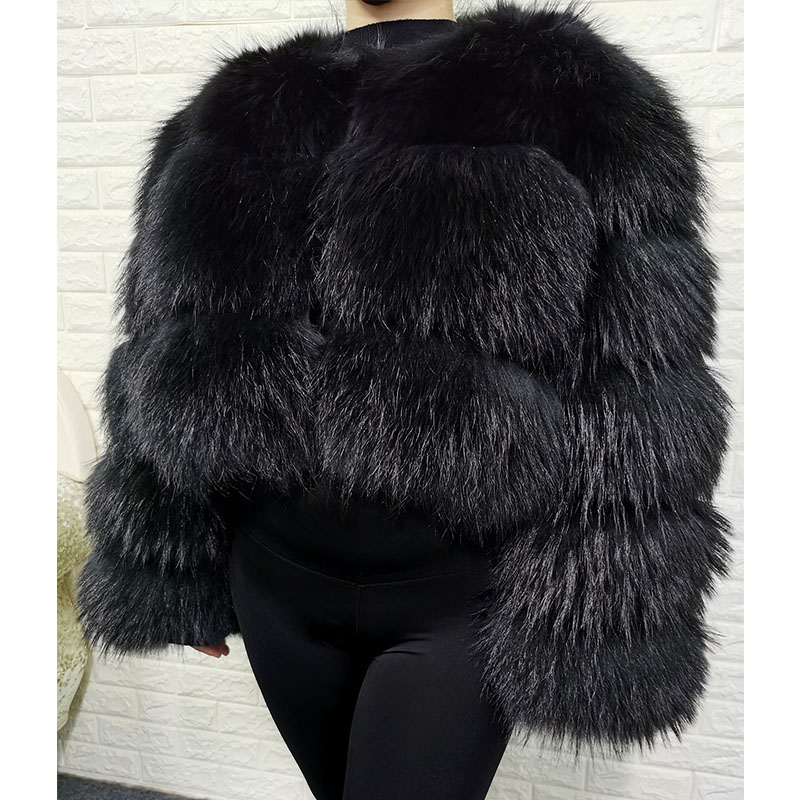 Plus Size Tops Brown Fur Maoma - Winter Clothing Essentials ulasan dan harga