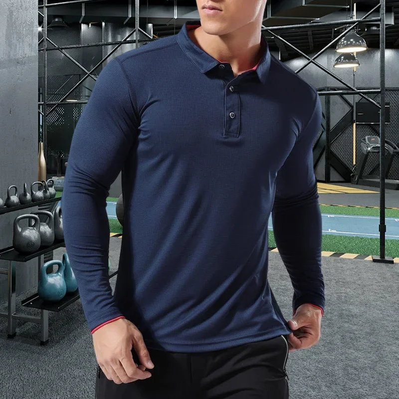 Men Running Sport Shirts Tops  - Winter Clothing Essentials ulasan dan harga