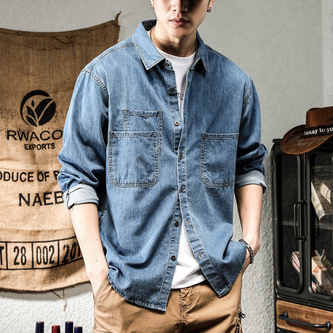 Spring Ruffian Handsome Denim  - Winter Clothing Essentials ulasan dan harga