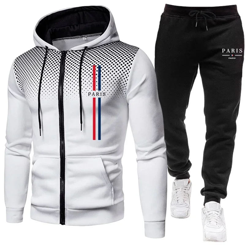Men sports suit zipper jacket+ - Winter Clothing Pants ulasan dan harga