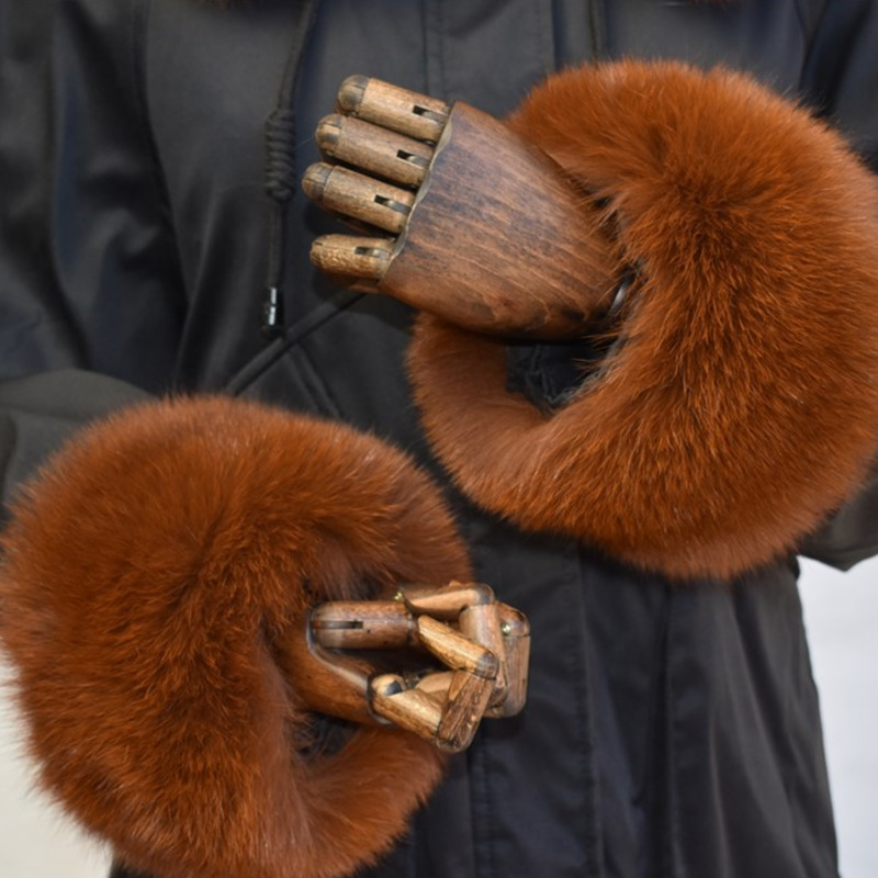 Fox Fur Cuffs For Women Whole  - Winter Clothing Essentials ulasan dan harga