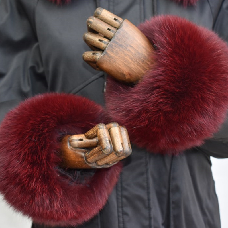 Fox Fur Cuffs For Women Whole  - Winter Clothing Essentials ulasan dan harga