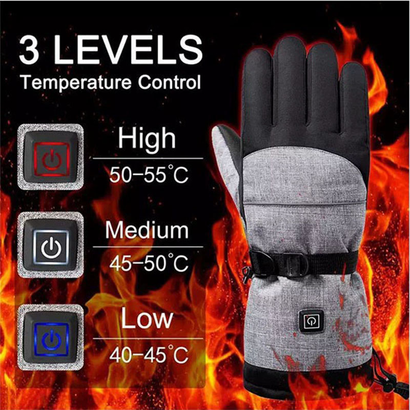 Cotton Heating Winter Gloves E - Waterproof Mitten Ski ulasan dan harga