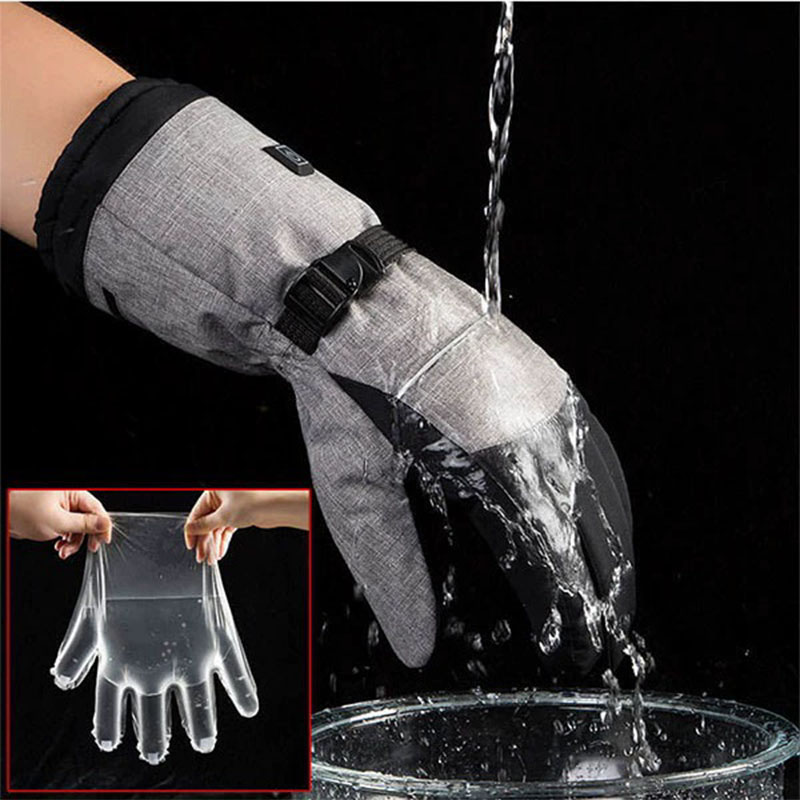 Cotton Heating Winter Gloves E - Waterproof Mitten Ski ulasan dan harga