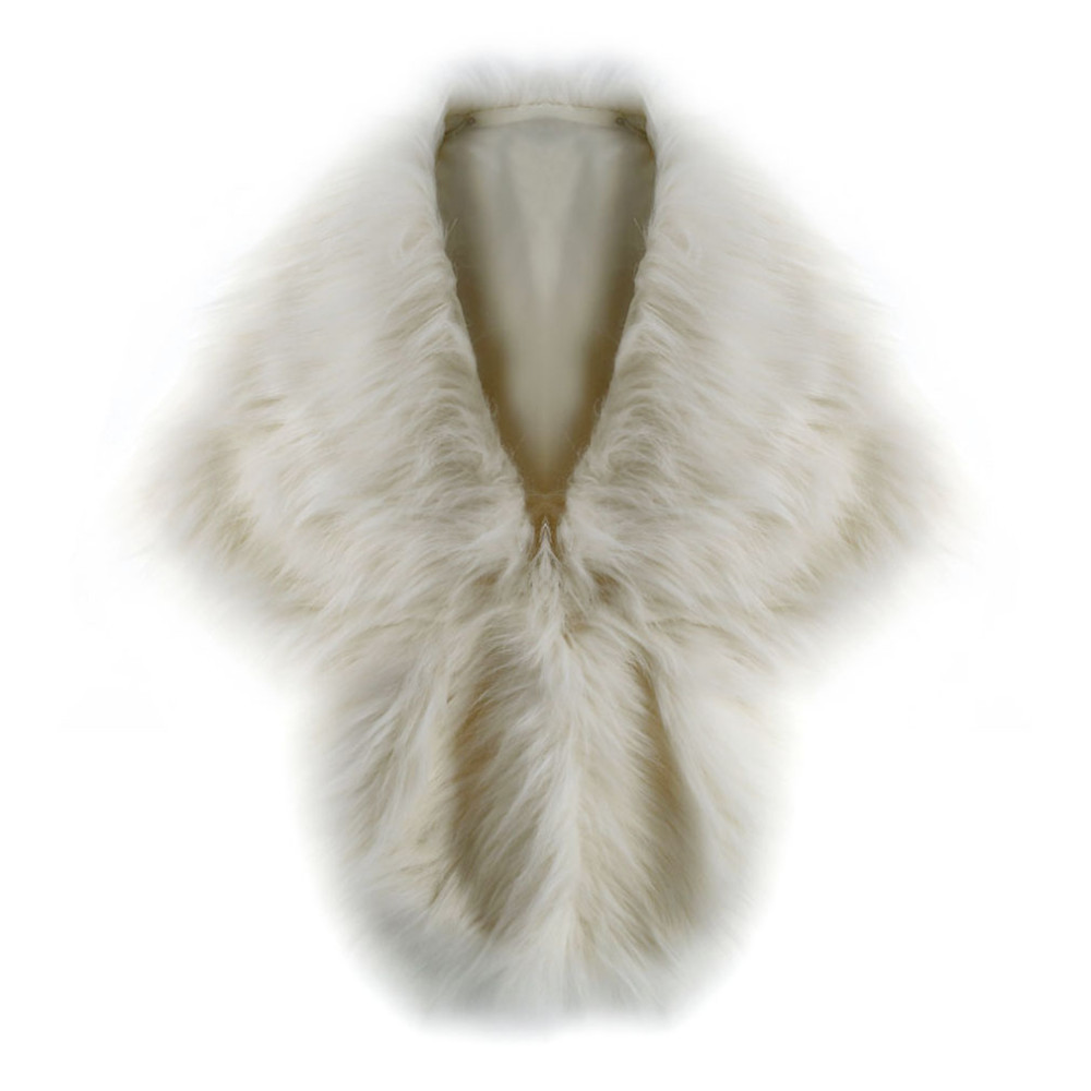 Solid Color Faux Fur Long Plus - Winter Clothing Essentials ulasan dan harga