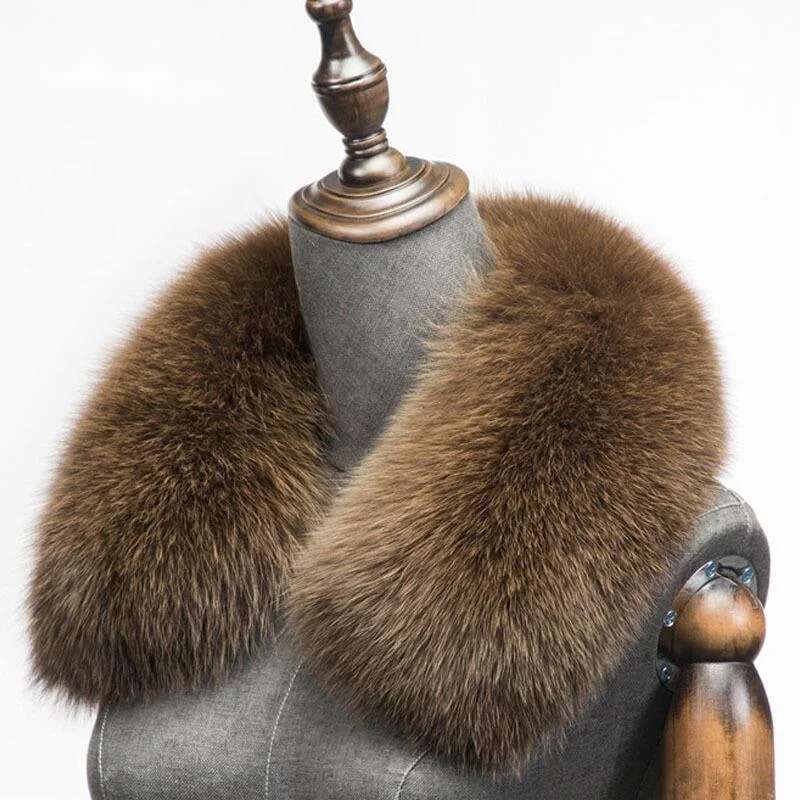 Winter Natural Fox Fur Scarf S - Winter Clothing Essentials ulasan dan harga