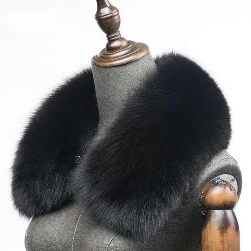 Winter Natural Fox Fur Scarf S - Winter Clothing Essentials ulasan dan harga