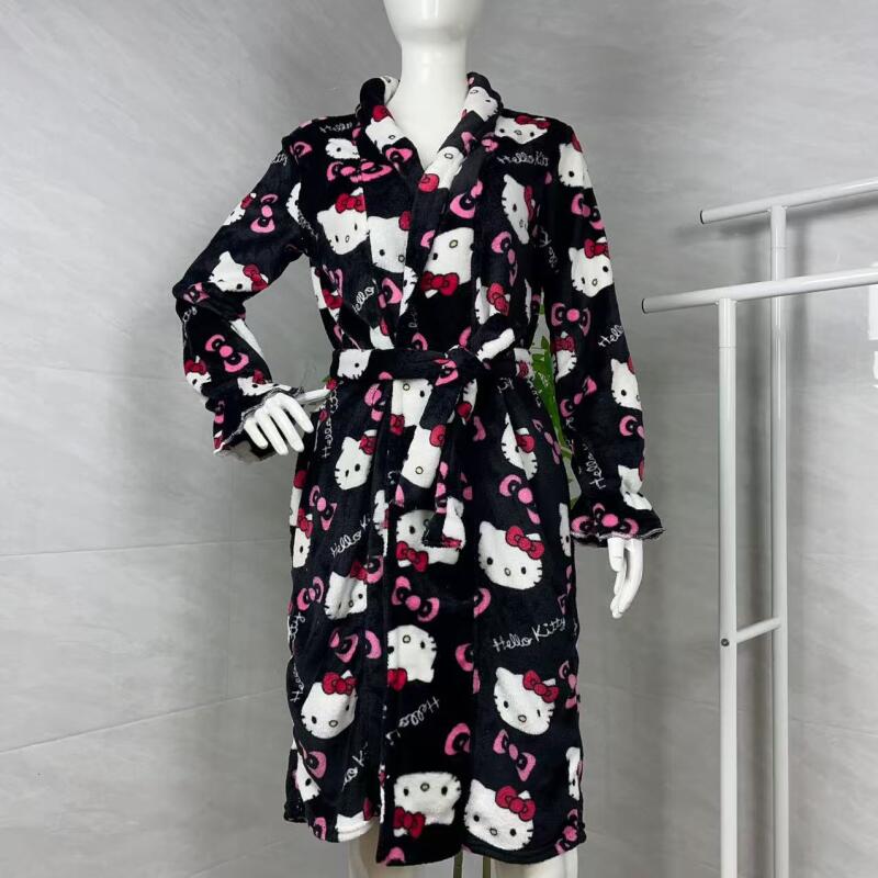 Nightgown Hello Kitty New Autu - Winter Clothes ulasan dan harga