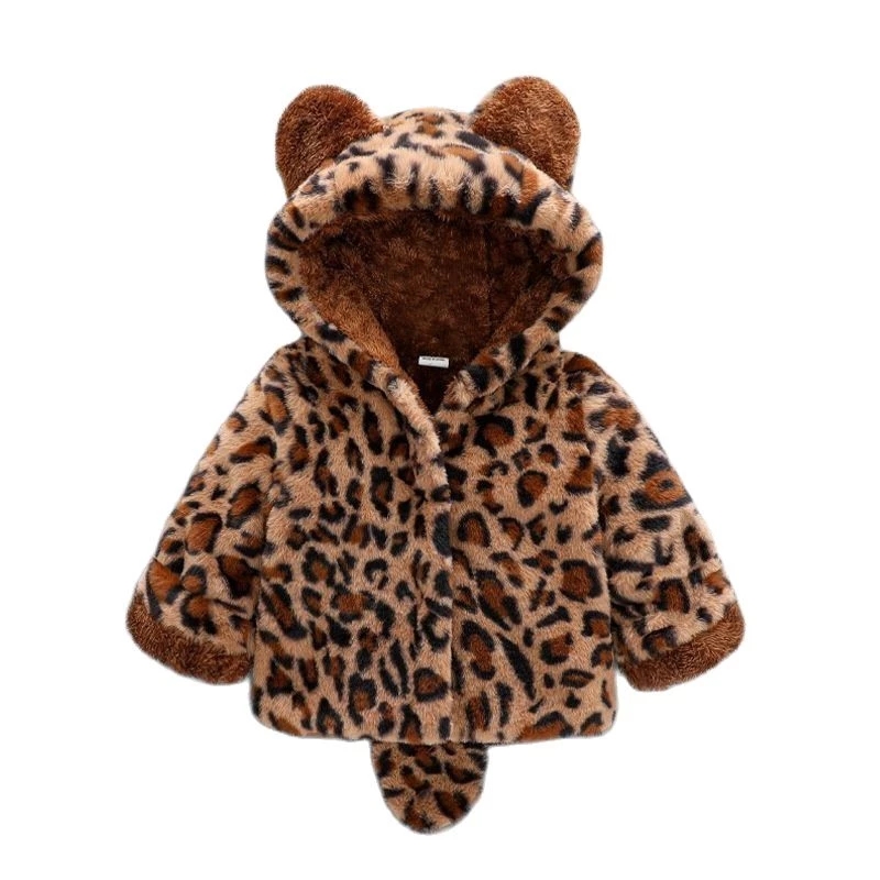 1 2 3 4 Years Plush Baby Jacke - Winter Clothing Toddler ulasan dan harga