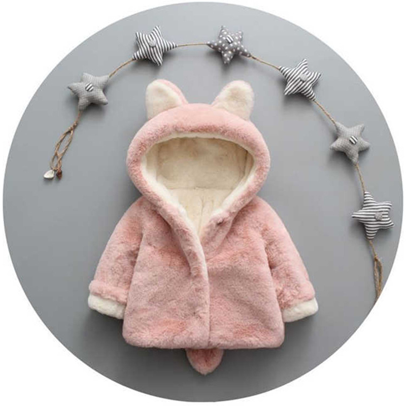 1 2 3 4 Years Plush Baby Jacke - Winter Clothing Toddler ulasan dan harga