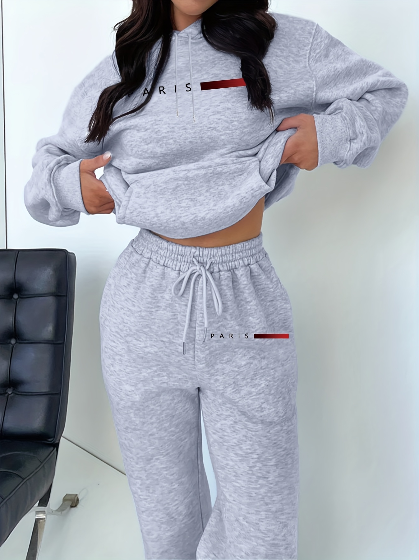 New Women's Sets Hoodie and Pa - Winter Clothing Women'S ulasan dan harga
