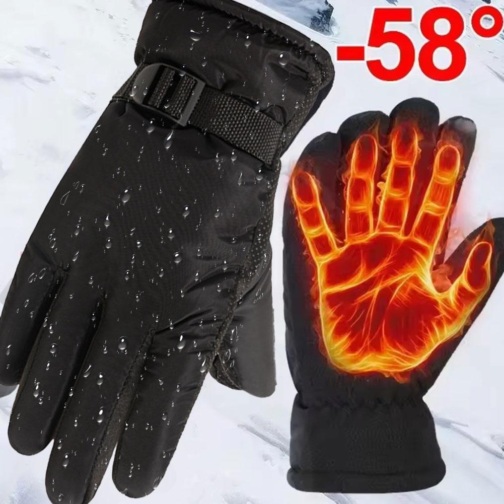 Fleece-lined Winter Warm Keep  - Waterproof Mitten Ski ulasan dan harga