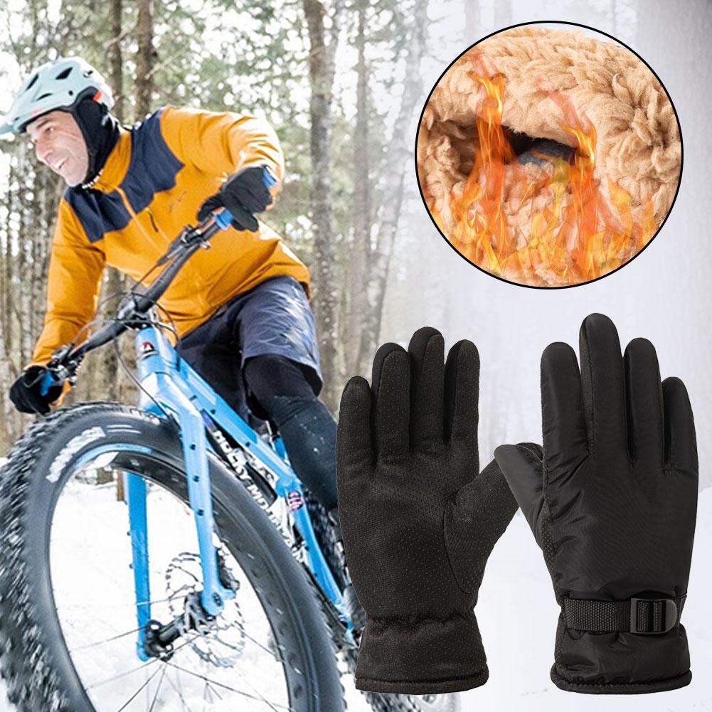 Fleece-lined Winter Warm Keep  - Waterproof Mitten Ski ulasan dan harga