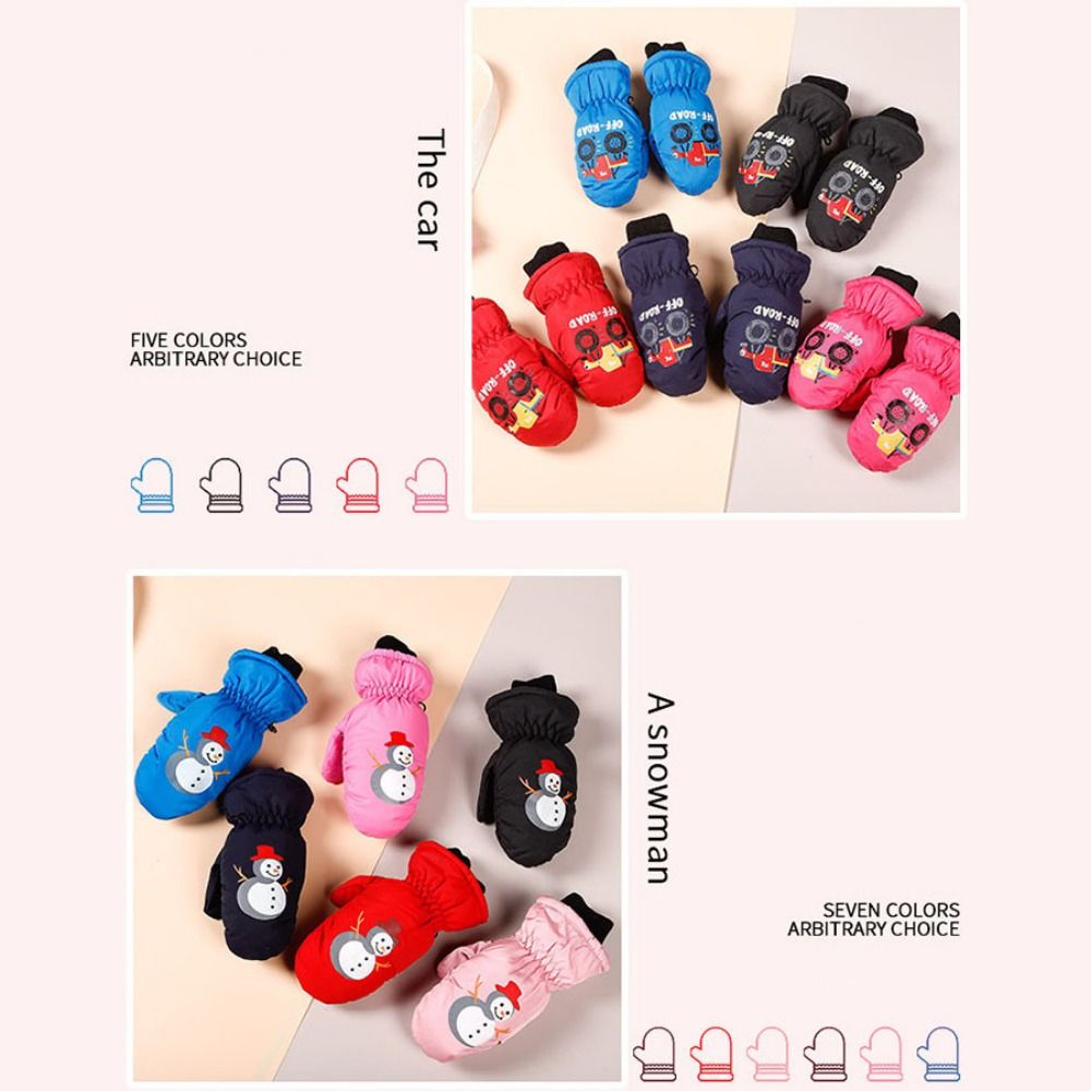 Snow Man Children's Snow Glove - Waterproof Mitten Ski ulasan dan harga