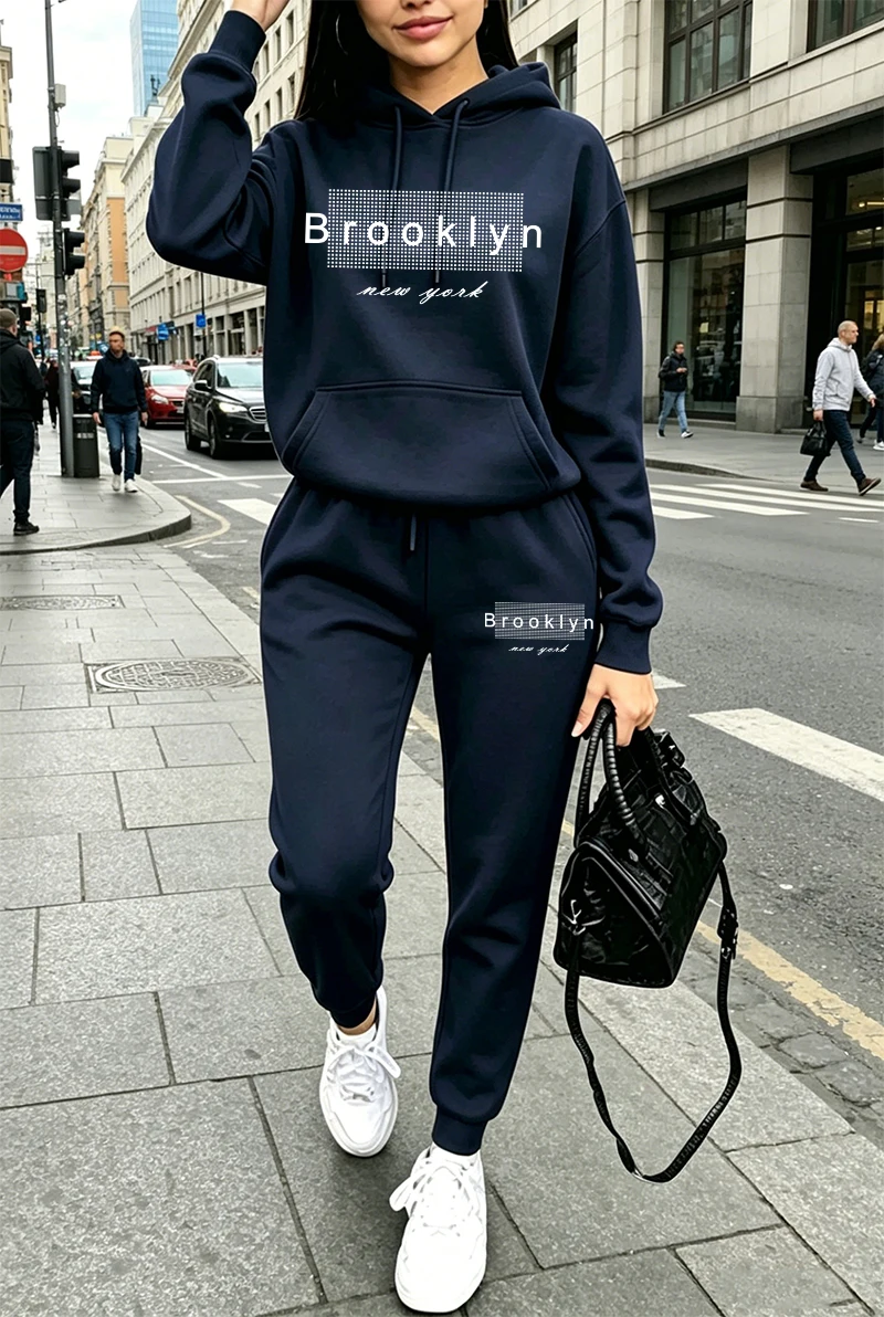 Womens Tracksuit Printing Casu - Winter Clothing Women'S ulasan dan harga