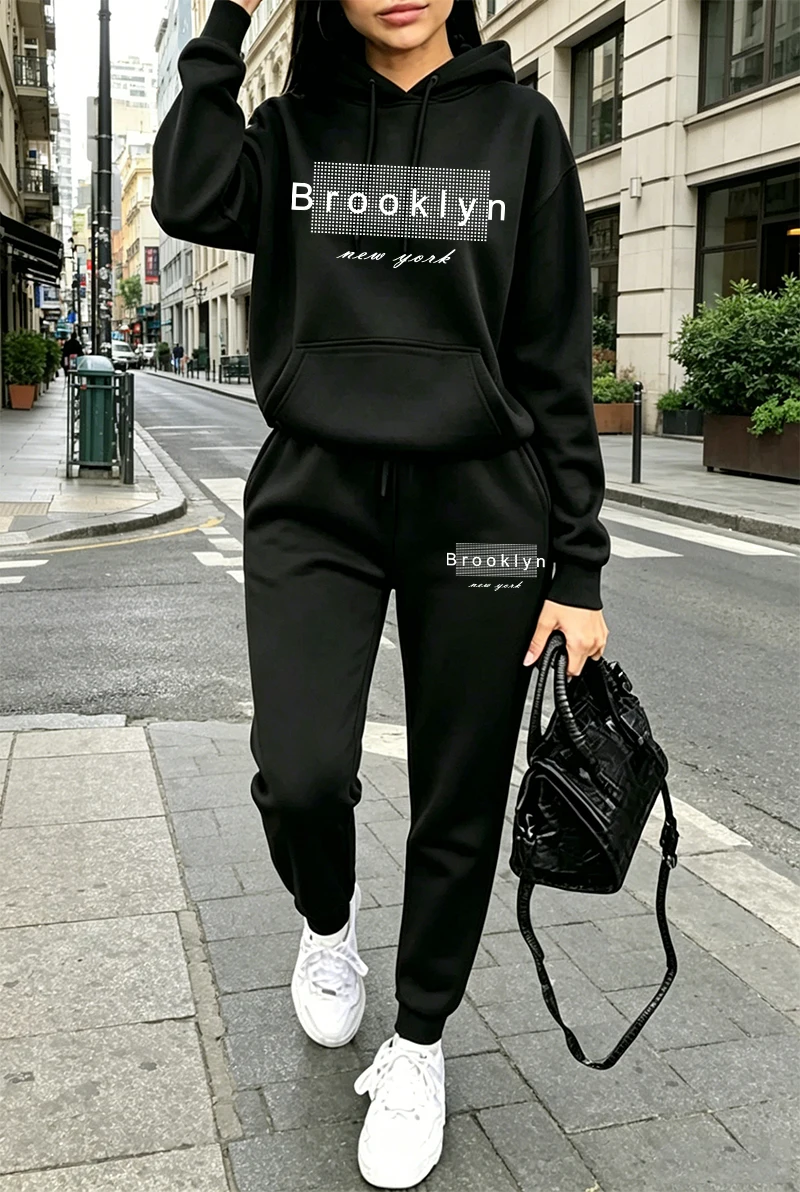 Womens Tracksuit Printing Casu - Winter Clothing Women'S ulasan dan harga