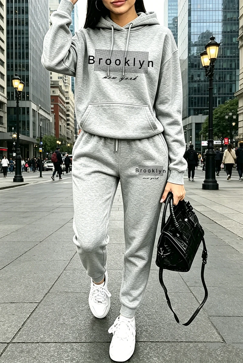 Womens Tracksuit Printing Casu - Winter Clothing Women'S ulasan dan harga