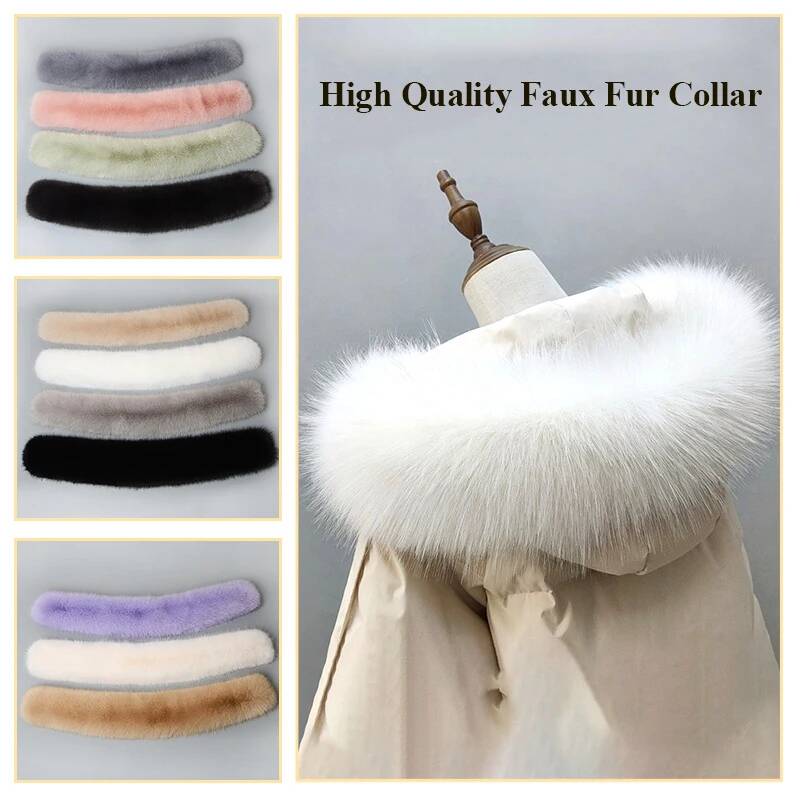 Winter Coat Fur Collar Faux Fu - Winter Clothing Essentials ulasan dan harga