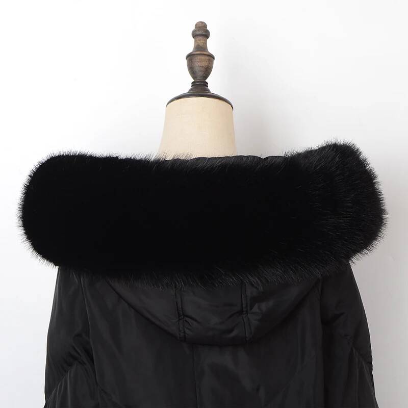 Winter Coat Fur Collar Faux Fu - Winter Clothing Essentials ulasan dan harga