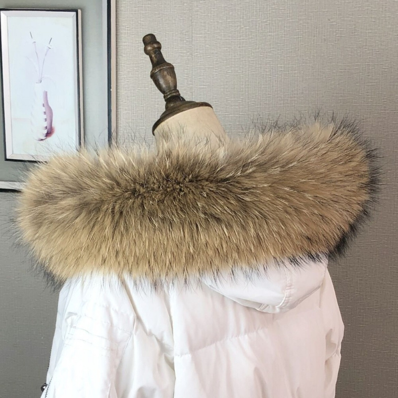 Real Fur Collar for Coat Parka - Winter Clothing Essentials ulasan dan harga