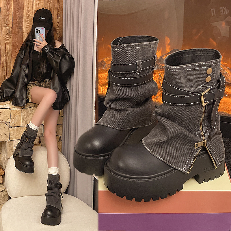 Ankle Boots for Women Cowboy F - Winter Clothing Women'S ulasan dan harga