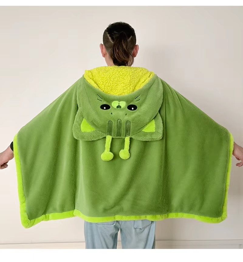 Cartoon Cute Alien Cat Hooded  - Winter Clothing Girls ulasan dan harga