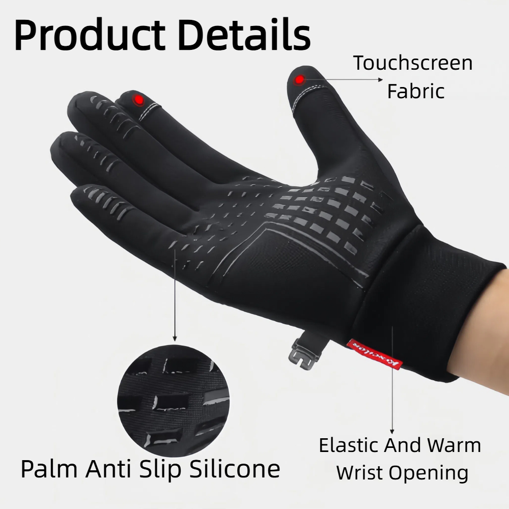Winter Waterproof Cycling Glov - Waterproof Mitten Ski ulasan dan harga