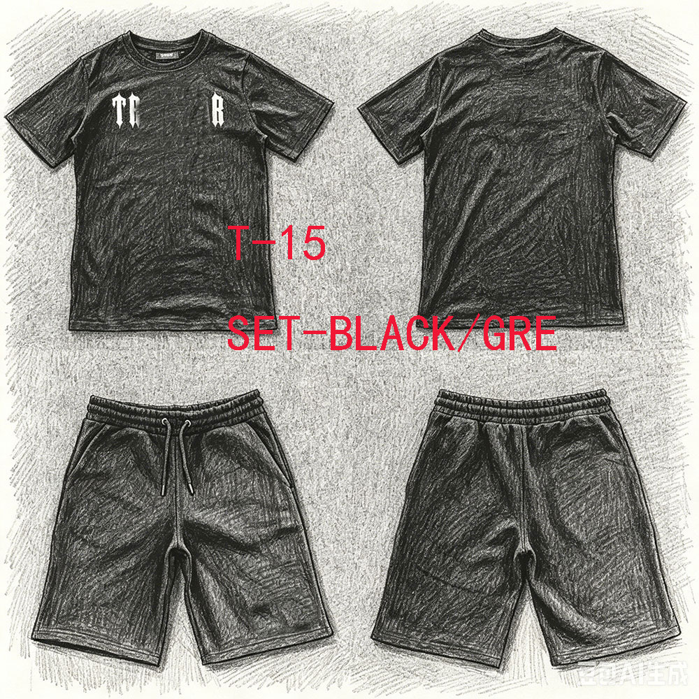 T-15 Short Set Tracksuit Trous - Winter Clothing Women'S ulasan dan harga