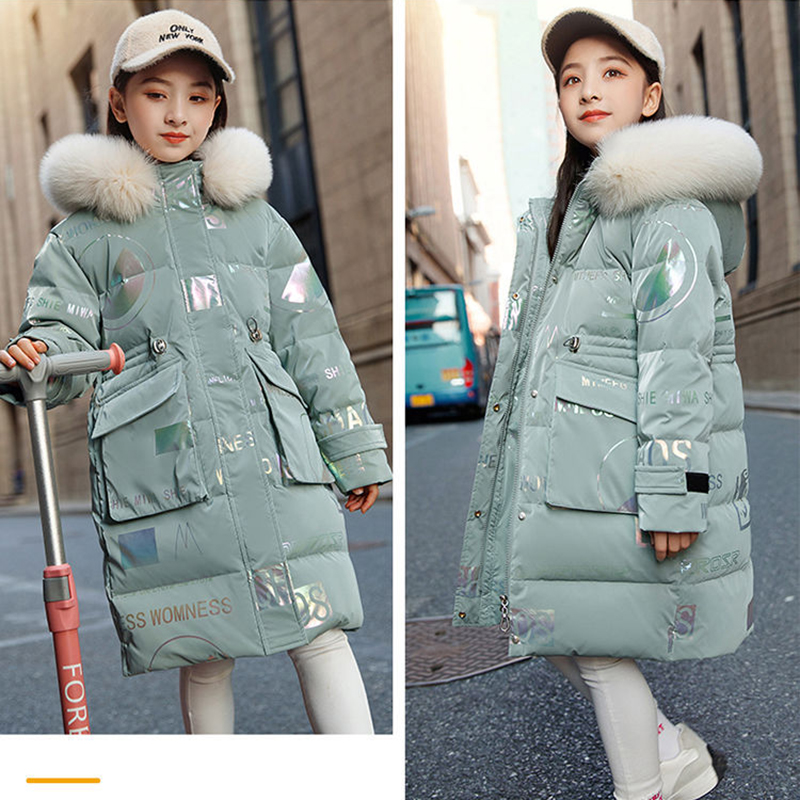 5 to14 Years Girls Down Jacket - Winter Clothing Toddler ulasan dan harga