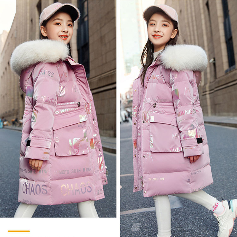 5 to14 Years Girls Down Jacket - Winter Clothing Toddler ulasan dan harga
