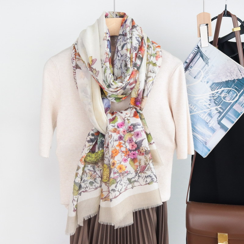 Pure Cashmere Tassels Shawls L - Winter Clothing Hong Kong ulasan dan harga